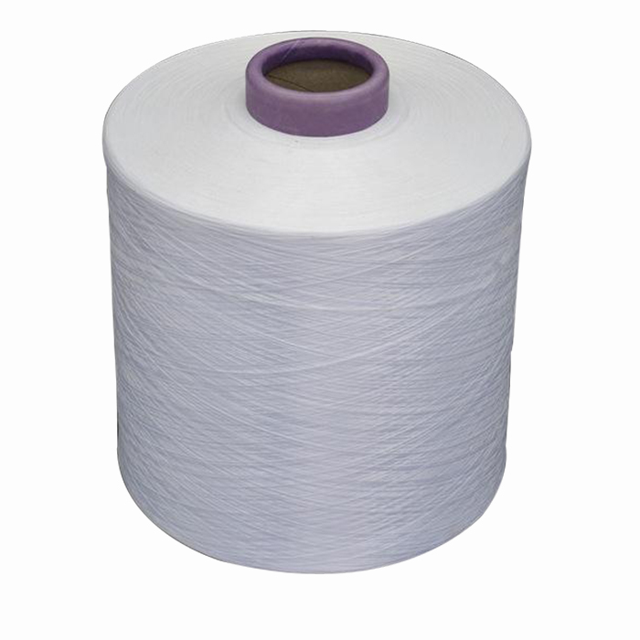 Are there any eco-friendly or sustainable aspects associated with the production and use of polyester white silk yarn?