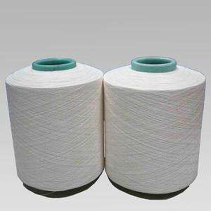 Covered silk yarn